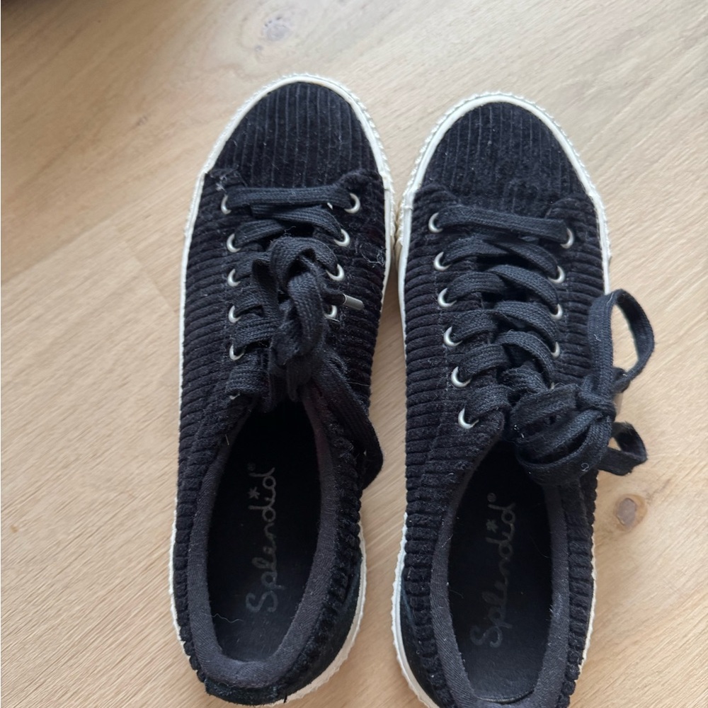 Splendid Black Corduroy Women's Sneakers